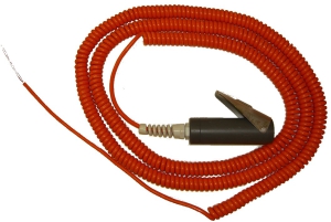 Electr. Deadman Handsch. m. 14m spiral cable