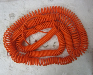 SUZIE Spiral Cable, orange, 22m (extended)
