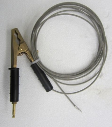 Grounding cable with grounding clamp / Plug  4 m cpl.