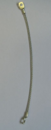 Fastening rope 245x2 St zn clear PVC
