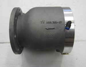 Straight Valve DN100 pneumatically