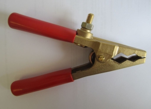 Erdungszange 300 A (roter Handgriff)