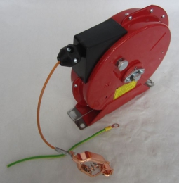 Ground cable drum with 15 meter earth cable