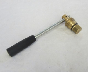 Handgriff komplett für Kugelhahn Alu 4" DN100 VA-Flansch 2-Wege LT
