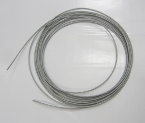 Fastening rope 230x2 St zn clear PVC