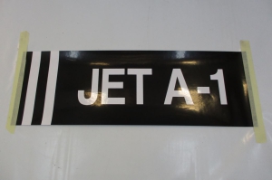 JET A1 sticker, 600 mm x 200 mm