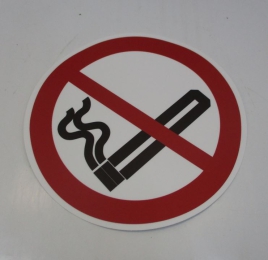 No Smoking - round - 200 mm